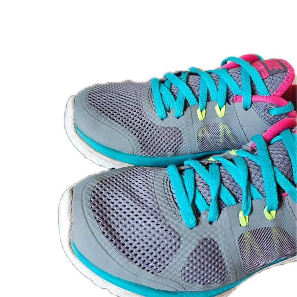 Nike Flex RN 2014 Gray Pink Blue Running Shoes Women’s Size 6 - Picture 5 of 7